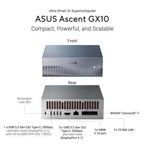 ASUS ASUS Ascent GX10 AI Supercomputer, DGX Spark, NVIDIA product image