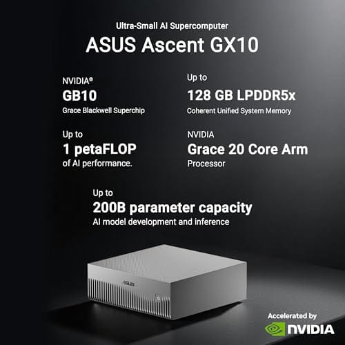 ASUS ASUS Ascent GX10 AI Supercomputer, DGX Spark, NVIDIA product image