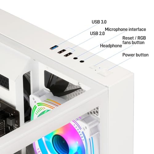 WIWB WIWB Prebuilt Gaming PC Desktop | Ryzen 5 product image